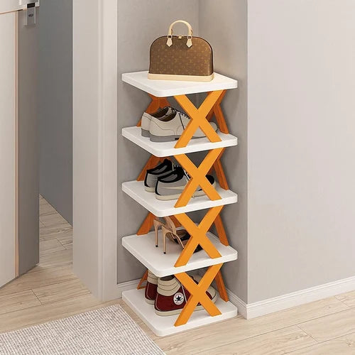 5-Tier Stackable Shelving Unit | Multi-Use Organizer Shelf for Kitchen Pantry, Bedroom Closet, Bathroom, Lounge | Perfect for Shoes, Toys, Books, Plants & Home Storage