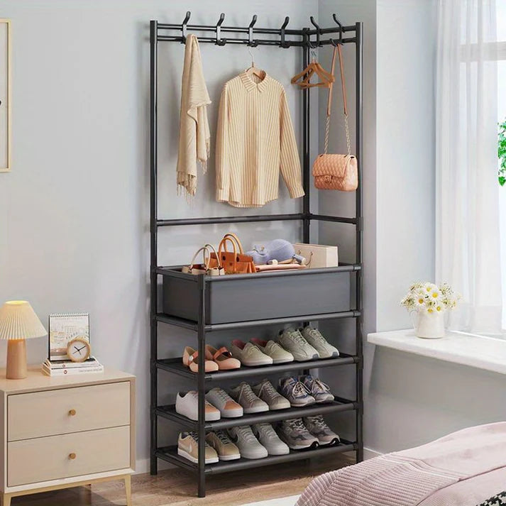 Maximize Your Space: The 2-in-1 Coat Rack and Shoe Storage Bench