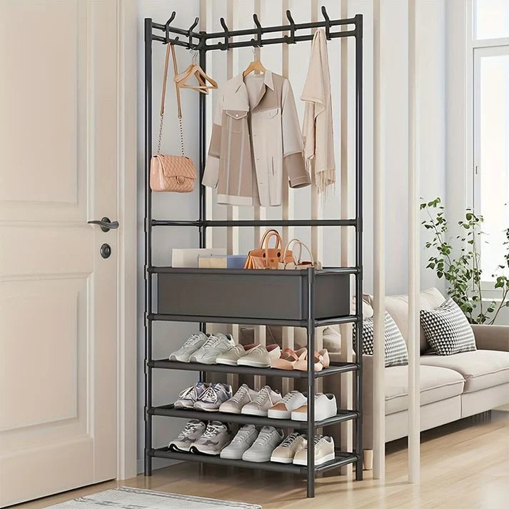 Maximize Your Space: The 2-in-1 Coat Rack and Shoe Storage Bench