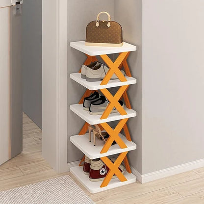 5-Tier Stackable Shelving Unit | Multi-Use Organizer Shelf for Kitchen Pantry, Bedroom Closet, Bathroom, Lounge | Perfect for Shoes, Toys, Books, Plants & Home Storage